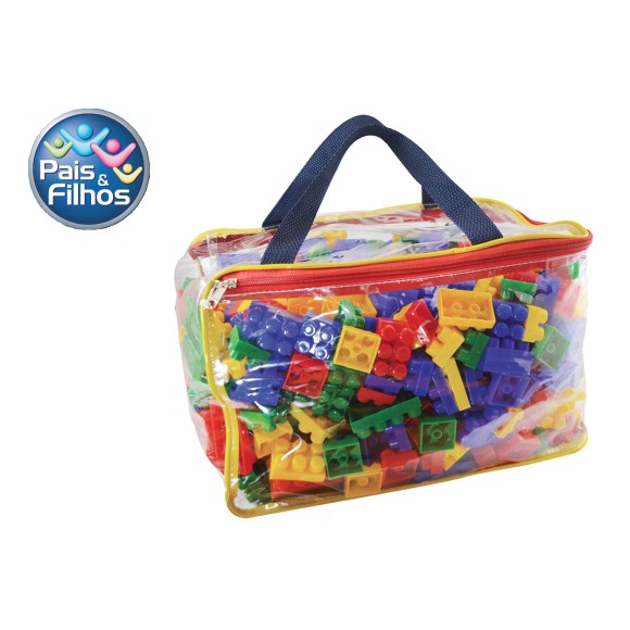 BLOCOS DE MONTAR BOLSA PLASTICA BRICKS C/500 PCS - PLÁSTICO